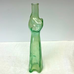 Happy Cat clear green glass bottle Moselland Riesling Germany